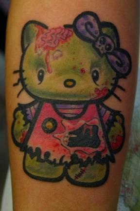 Animal Farm Tattoos Chicago Tatuajes Zombie Hello Kitty Tattoo
