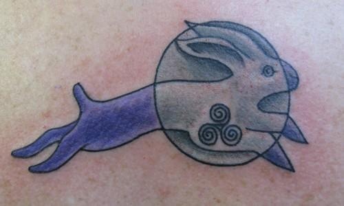 Animal Farm Tattoos Chicago Tatuajes Celt Rabbit Tattoo