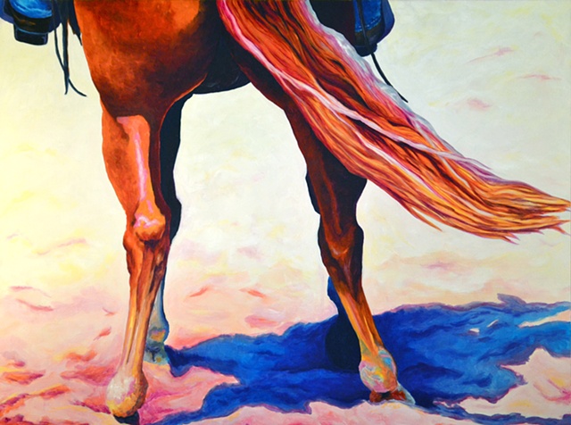 "On the Haunches"
from
"Horses in Motion" series
