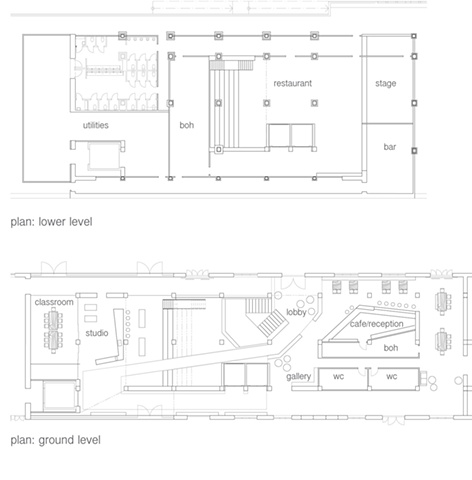 Plan: Lower and Ground Level