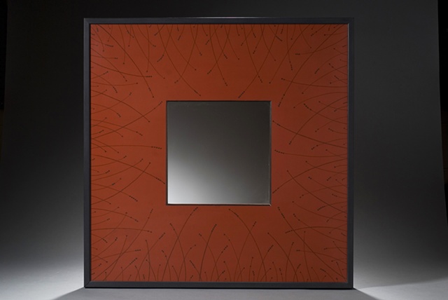 Red Grass Mirror