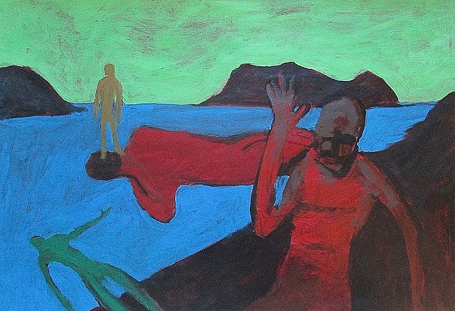 Figures and sea