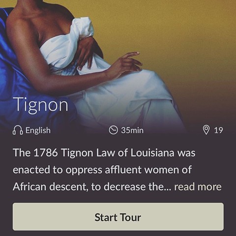 Tignon Virtual Exhibition via Smartify