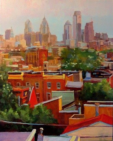 Urban landscape, Philadelphia skyline