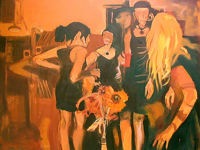 Carl Auge painting, Carl Auge Artwork, conceptual realist oil painting, contemporary landscape painting, oil painting, Oakland CA, Contemporary figurative painting
