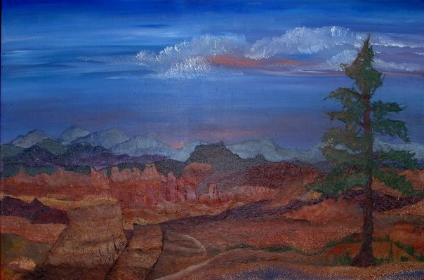 Navajo Sunset Giclee
