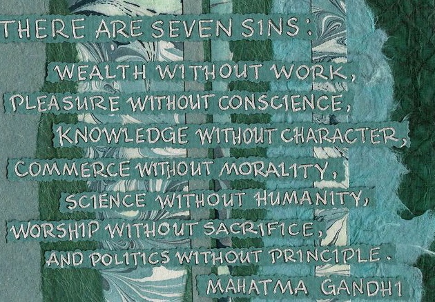Gandhi - Seven Sins