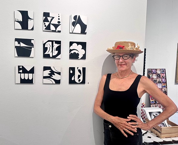In situ at "The Moon Tipped Her Hat"