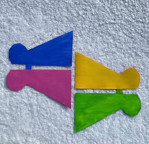 In the snow