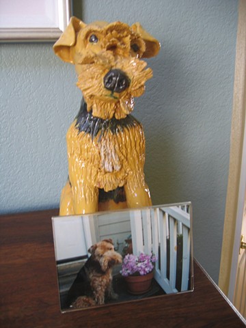pet portrait welsh terrier