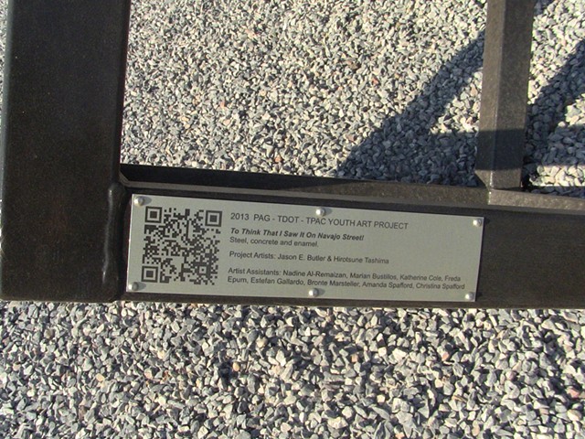 Laser etched plaque
