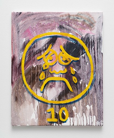 Rate your pain level, contemporary painting, mel cook, mel cook painting