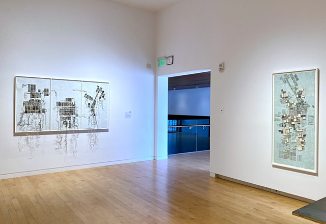 exhibition view of- Between a Rock, & All that Glitters