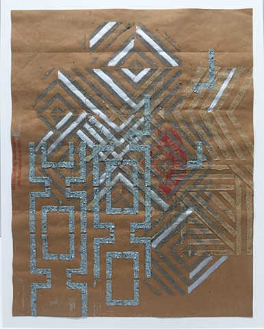 mixed media on paper 