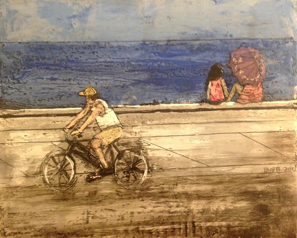Biking on the Malecon