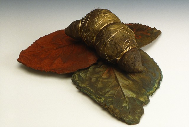 Spun Pupa with Leaves