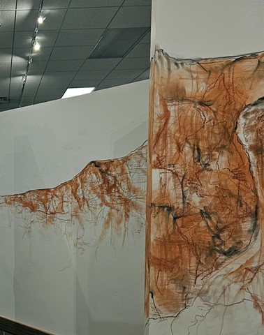 Wall Mural, Pre-Occupied by Scotty Hensler with collaboration from Mallory Prucha
