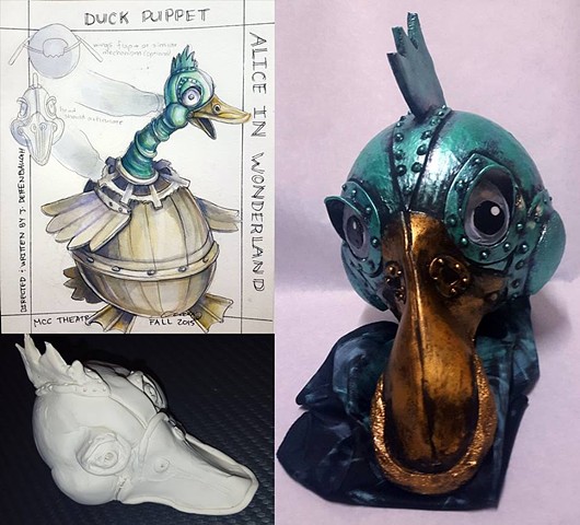 Duck Puppet Process Images