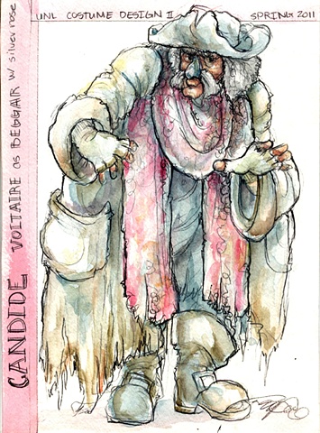 Candide, Beggar with a Metal Nose