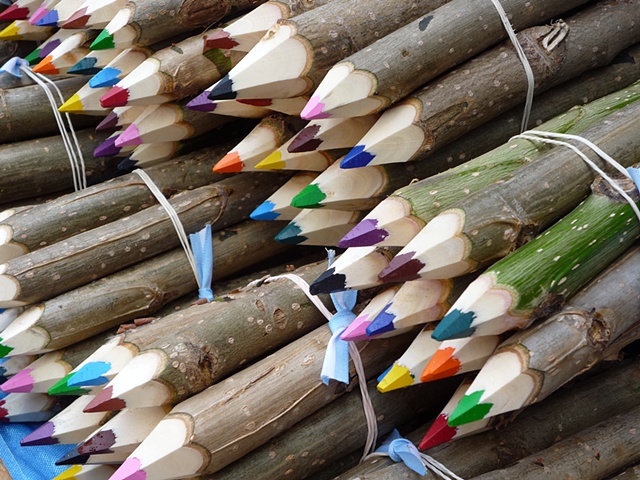 Colored Pencils in the Market