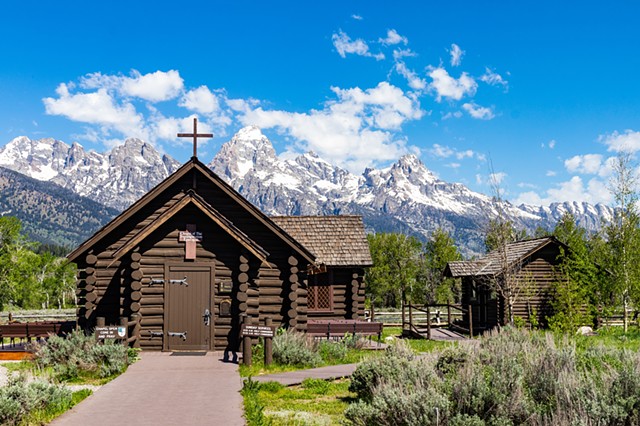 Chapel of the Transfiguration and Tetons