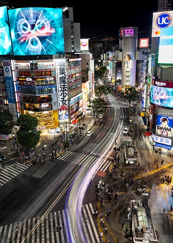 Shibuya Crossing Traffic