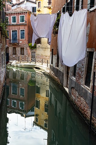 Clothes Line on Canal