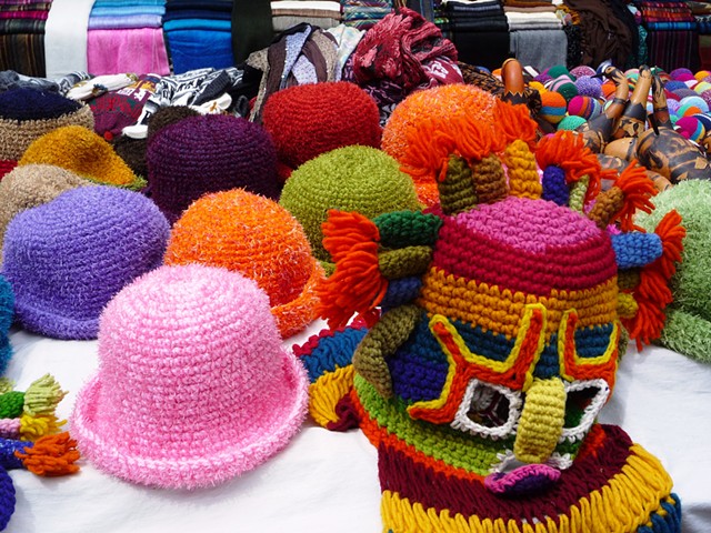 Hats in the Otavalo Market