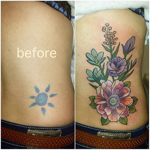 flower coverup