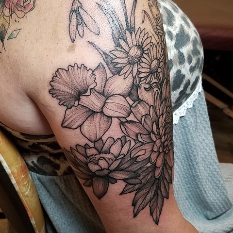 floral upper arm