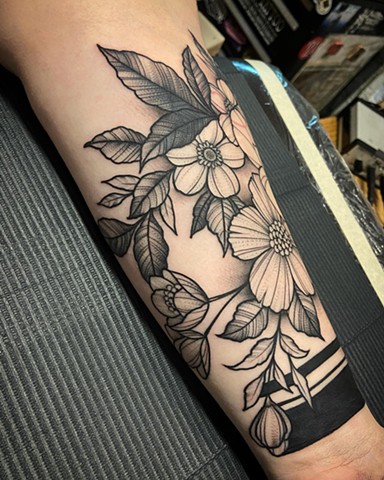 floral with band