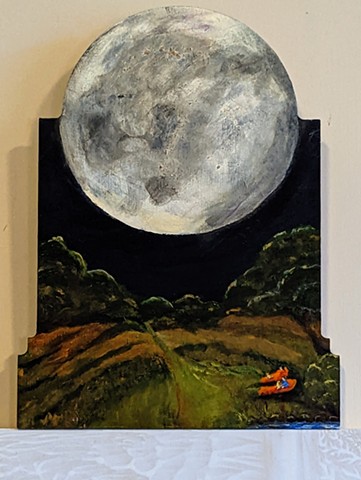  "Camping Under a Full Moon" 