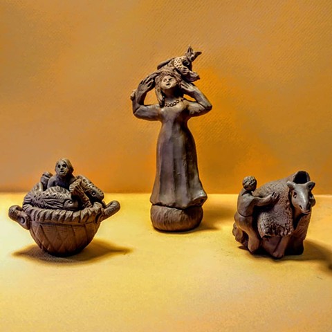 clay whistle, pottery ocarina