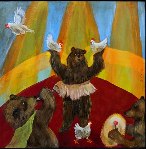 Bears hold a Poultry Show