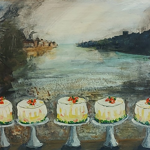 A Five Cake Birthday.