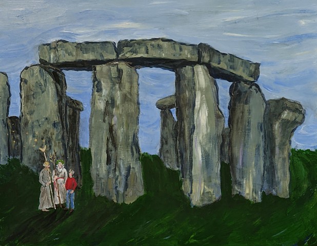 Three Men Named Merlin Accidentally Meet at Stonehenge