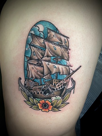 Traditional tattoo, tattooshops near disney, friendly tattooshop, Kissimmee tattooshop, tattoos, tattooing, 