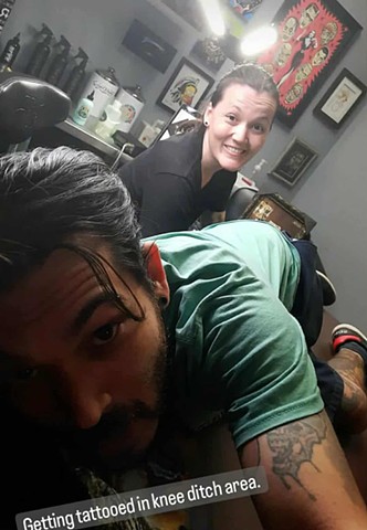 Sometimes we tattoo each other