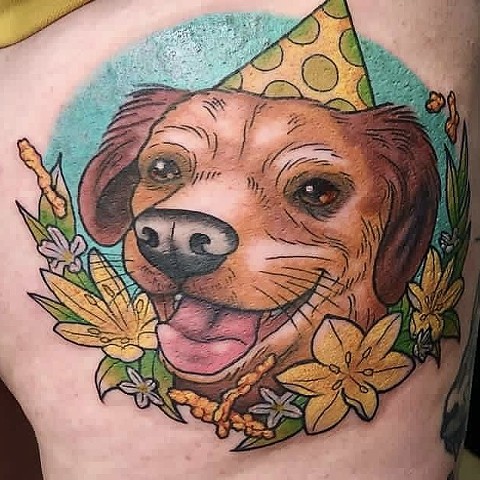 Tattoos, tattooing, tattooshop, Kissimmee tattooshop, tattooshops near disney, dog tattoos