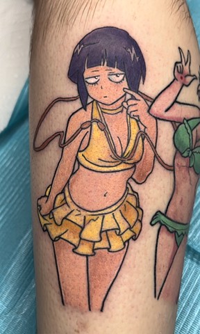 My hero academia tattoo, anime tattoos, jiro kyoko tattoo, Kissimmee tattooshop, tattooshops near disney, 