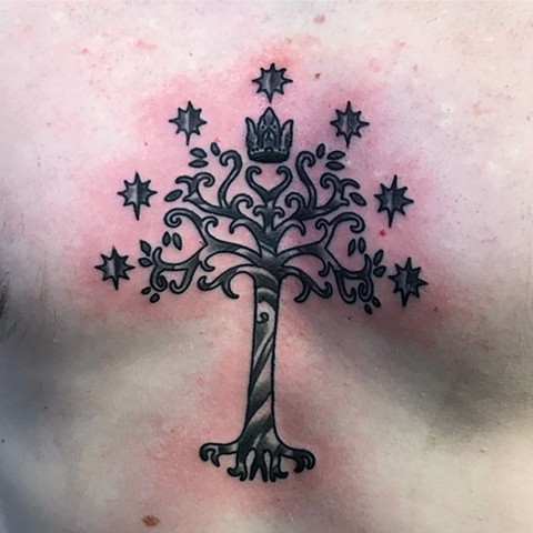 Black and grey tattoo, tattooing ,tattoo shop, tattoos, Kissimmee tattoo, lord of the rings, lord of the rings tattoo, lotr tattoo, lotr, 