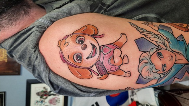 Tattoos, tattooshops near Disney, Kissimmee tattooshop, paw patrol tattoo,  