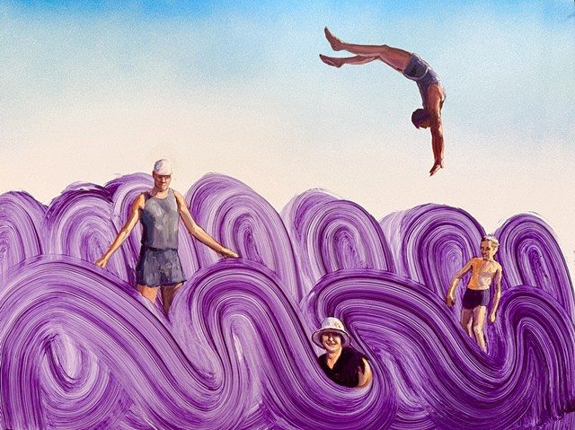 Purple Waves