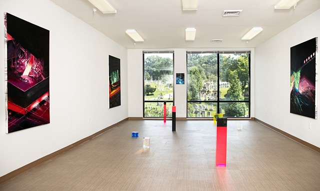 "Simulations" installation shots