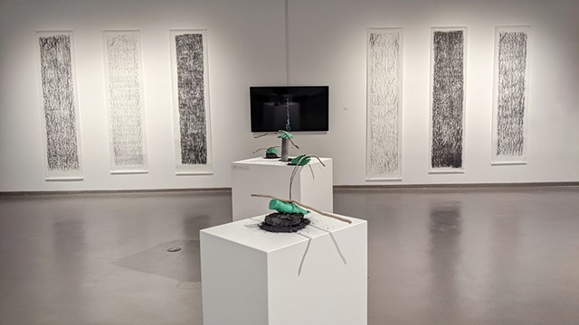 Installation View, Processes of Remediation: art, relationships, nature
