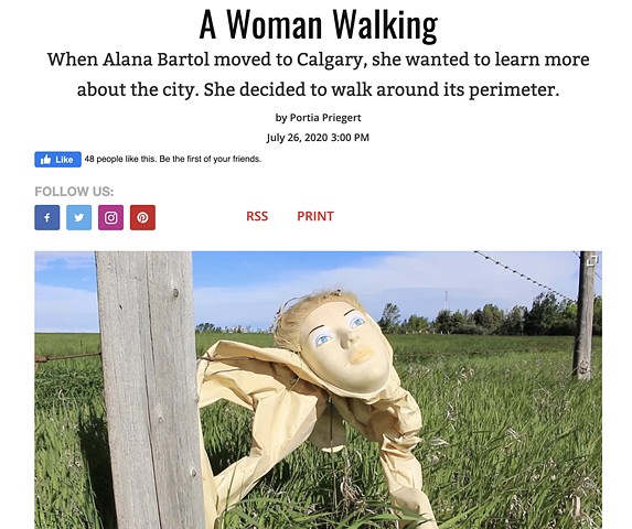A Woman Walking 