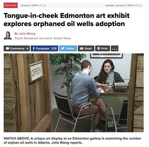 Orphan Well Adoption Agency featured on Global News
