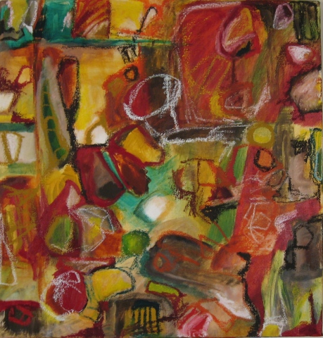 language - acrylic then oil on canvas - 2007