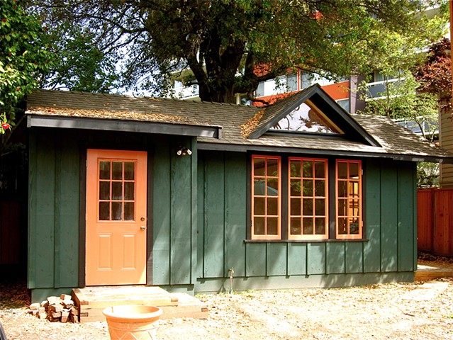 Backyard Art studio and storage room