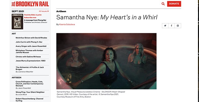 Samantha Nye: My Heart’s In A Whirl-  Brooklyn Rail